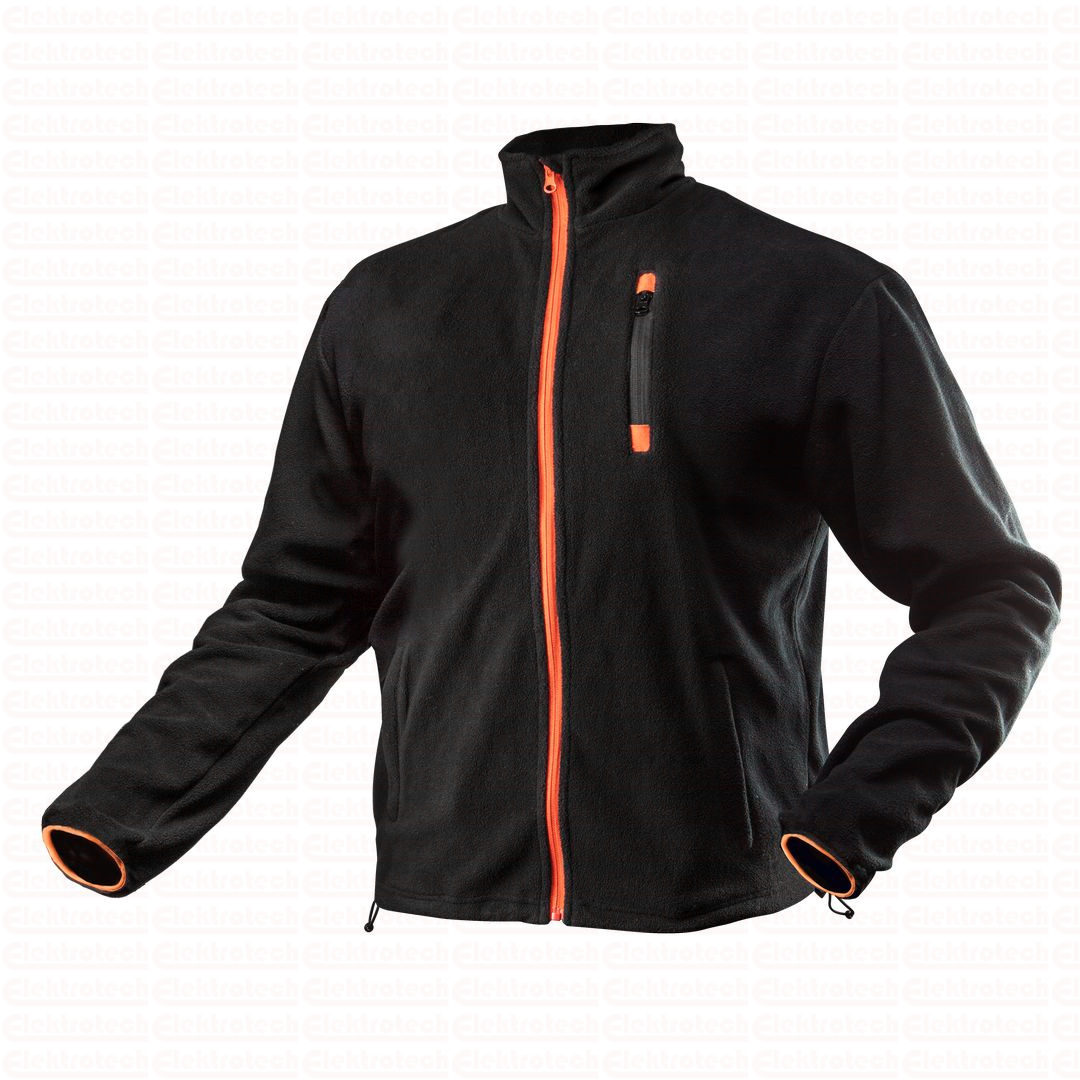 Bluza polarowa, czarna, rozmiar XL/56