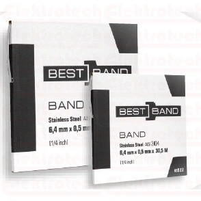 Taśma ze stali nierdzewnej 304 19mm BB-926 (opak. = 30,5mb.)