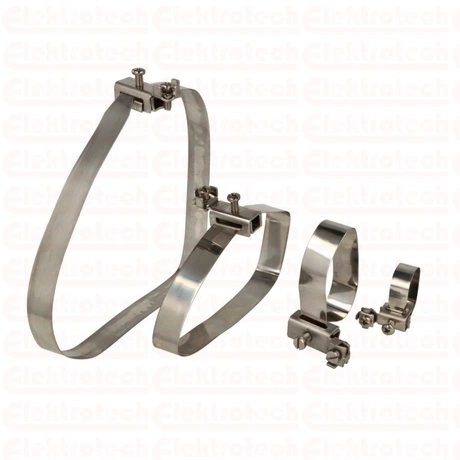 Opaska uziemiająca stal cynkowana EB-0, 1/8 - 3/8", 136mm