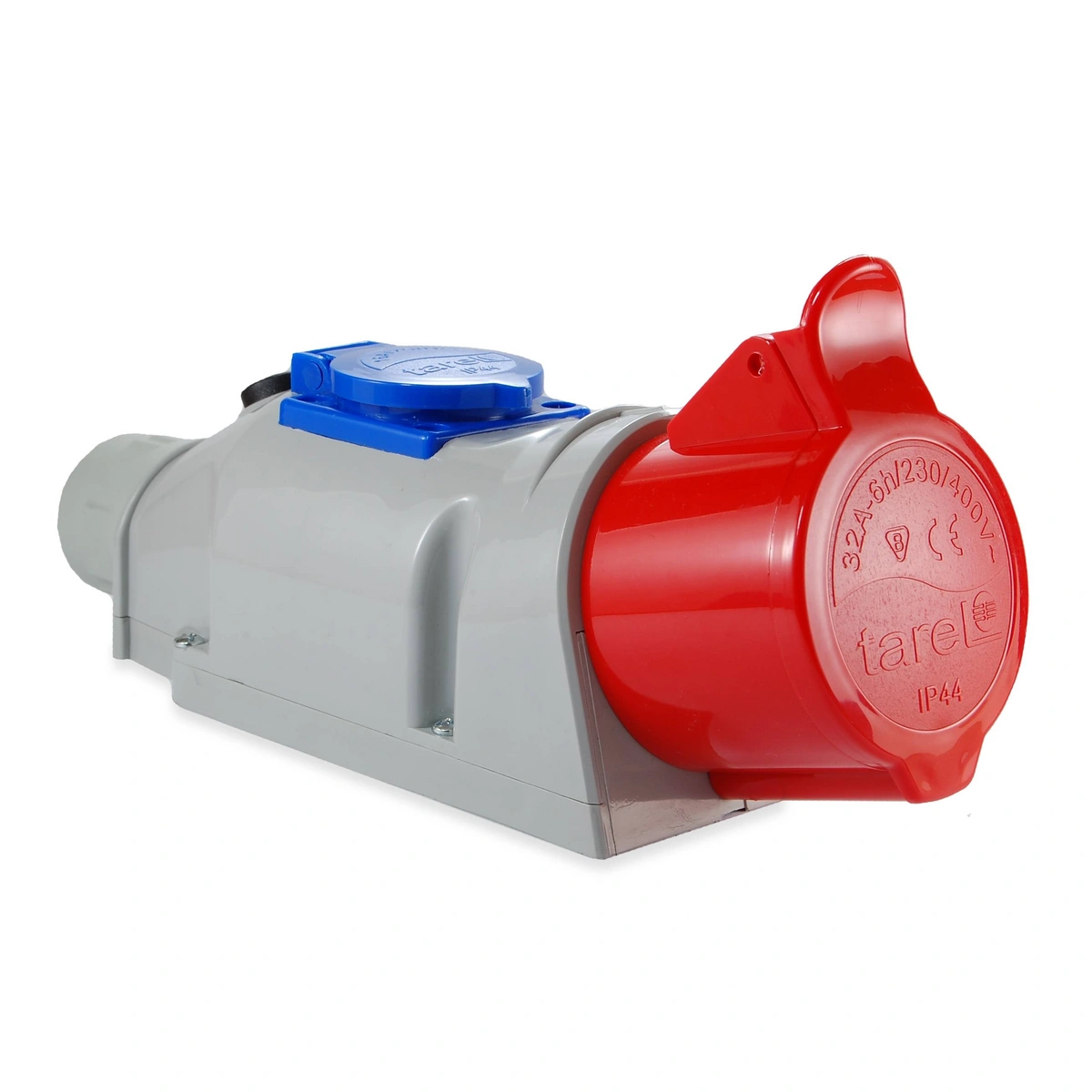 Zestaw stacjonarny z gniazdami 32A/400V 3P+N+Z i 10A/230V 2P+Z