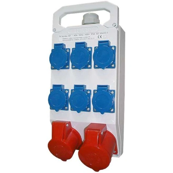 Rozdzielnica [ACS] 2xgn.32A5st.,6xgn. 16A/250V