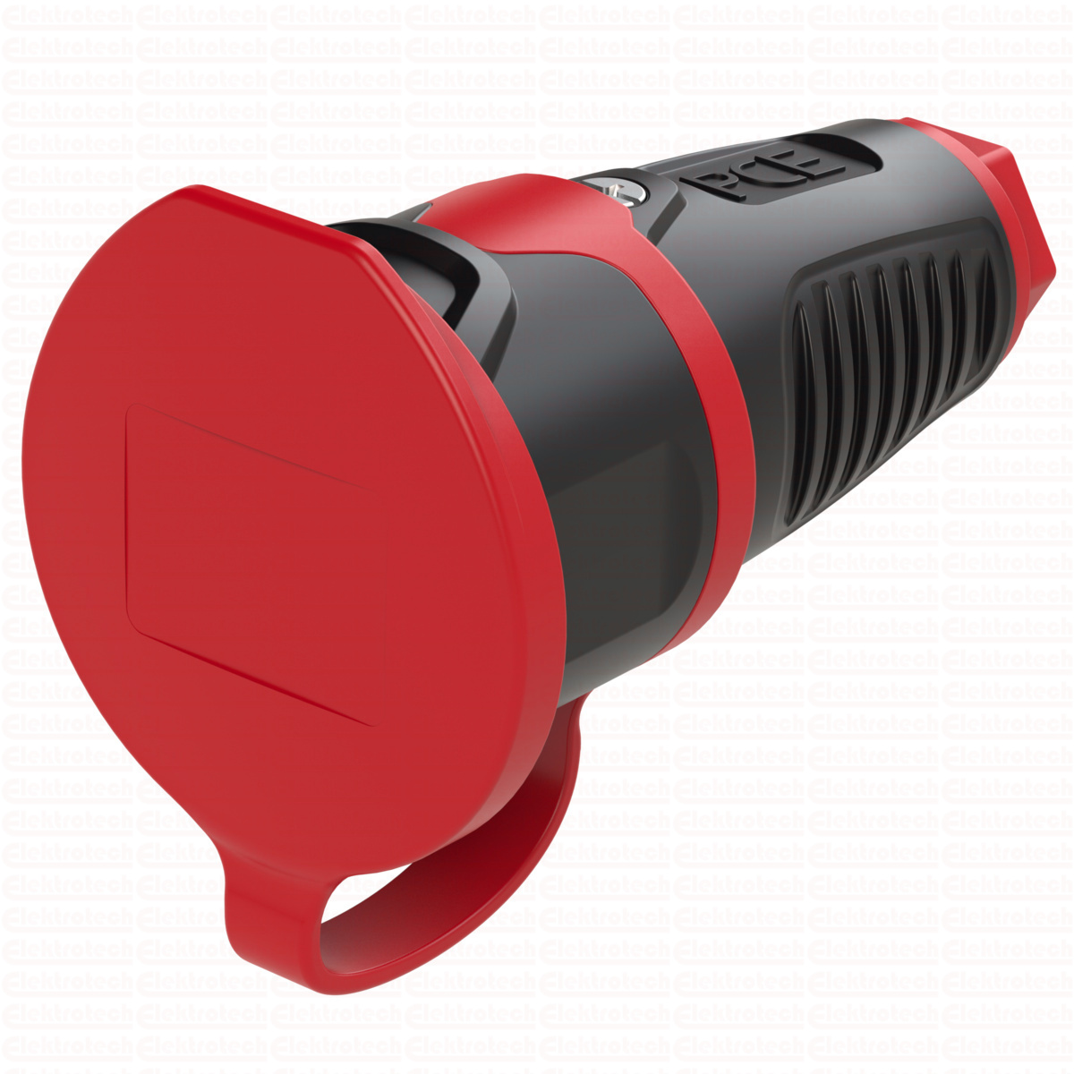 Gniazdo gumowe z bolcem + zatyczka 10/16A 2 P+Z IP54