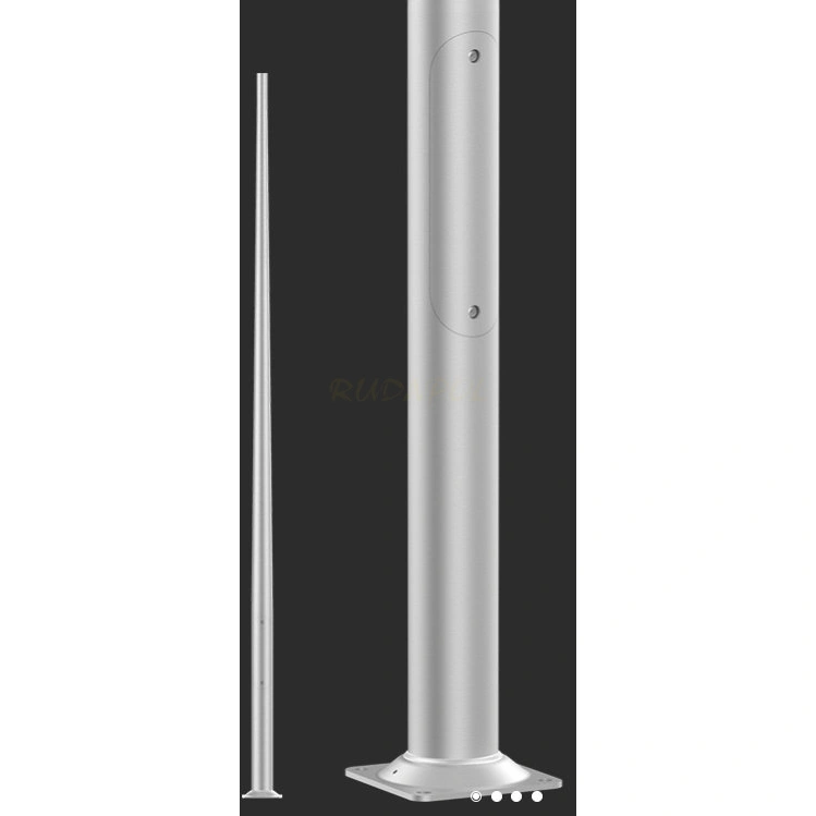 Słup aluminiowy SAL-80K anodowany szary wybłyszczany, elastomer do wnęki słupa