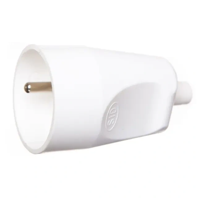 Gniazdo proste 1-fazowe GP-16A 2P+Z Białe