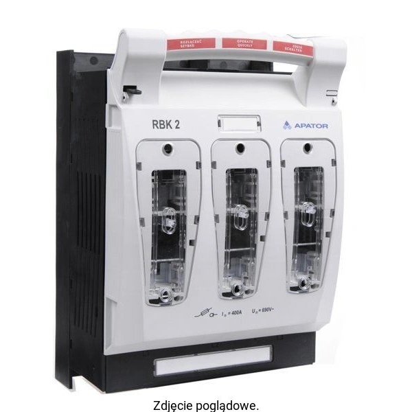 RBK 2 pro Rozłącznik izolacyjny bezpiecznikowy, Zaciski mostkowe (S) 50-185 mm2