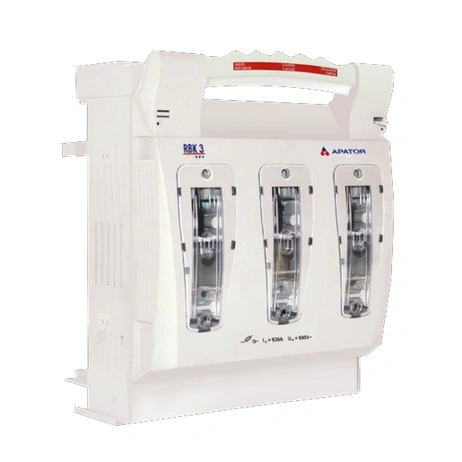 RBK 3 pro Rozłącznik izolacyjny bezpiecznikowy, Montaż tablicowy, Zaciski mostkowe (S) 50-185 mm2, APATOR