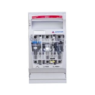 RBK 00-W Rozłącznik izolacyjny bezpiecznikowy, Zaciski  mostkowe (S) 4-50 mm2, wydłużone osłony zacisków