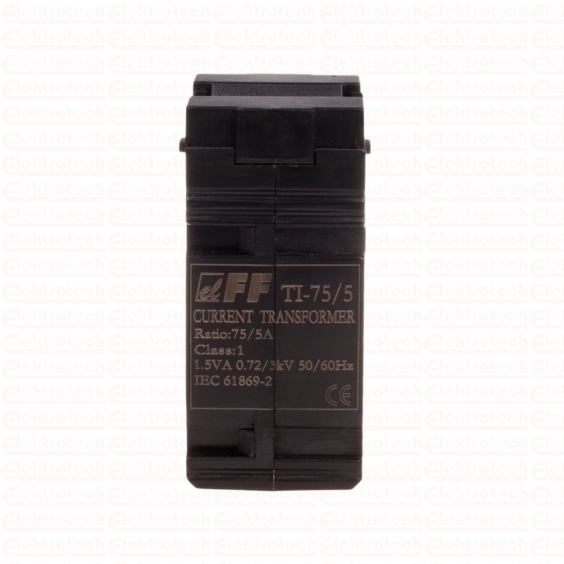 Przekładnik prądowy 75/5A Ø22, kl. 0,5 - TI-75-5
