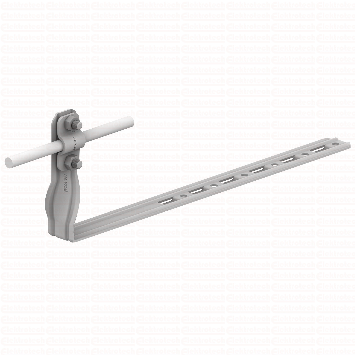 Uchwyt dach.regul.skr.Z-śruba L=28cm,H=9,6cm /OG/, AN-28KL/OG/-N; E194644; AN-KOM