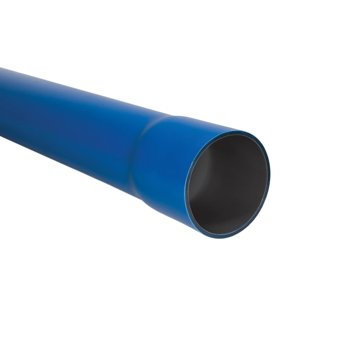 Rura osłonowa sztywna z kielichiem ROS-M (RHDPE) 50/3,5 - nieb. -6 m