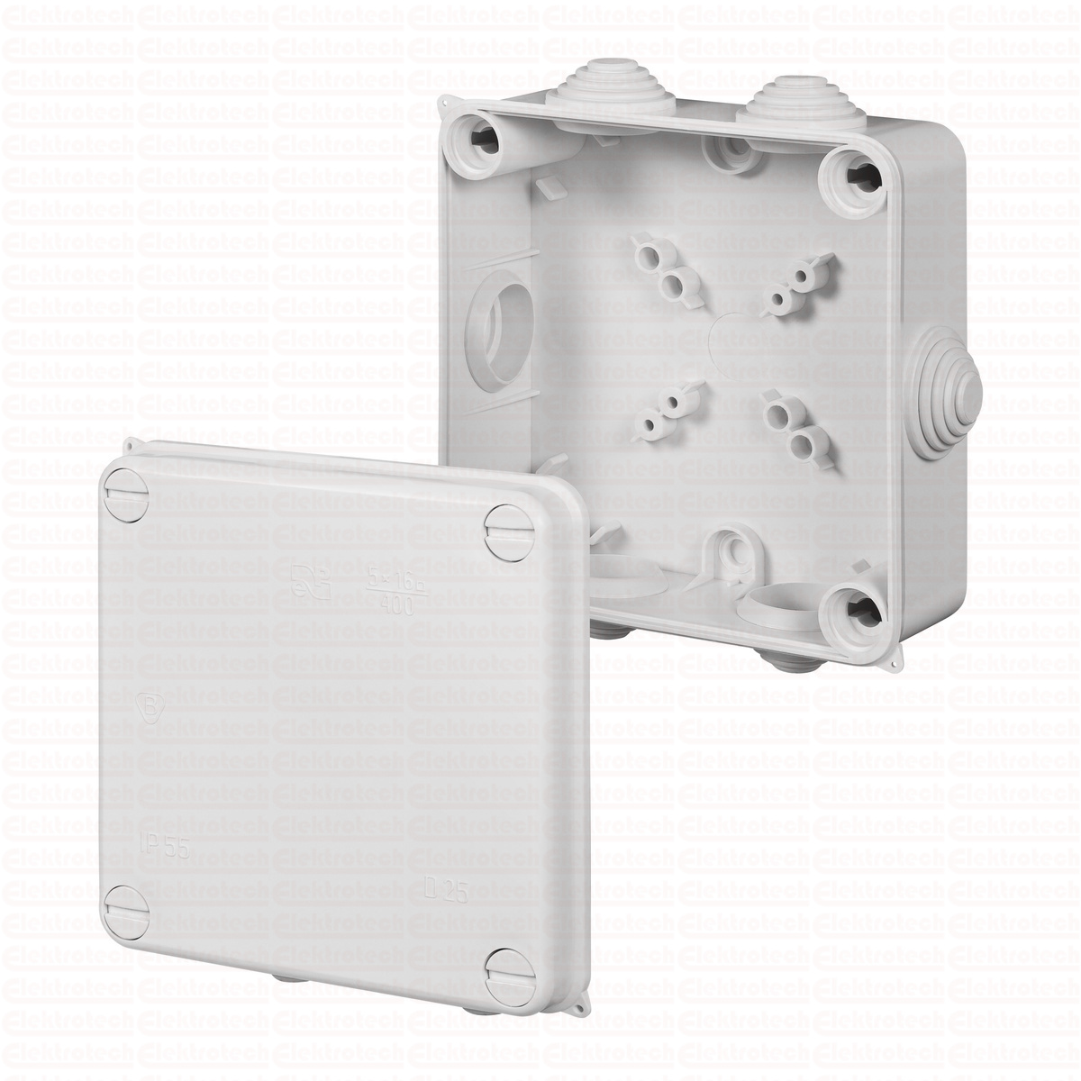 PUSZKA N/T HERMETYCZNA EP-LUX PK-4 IP55 0233-00