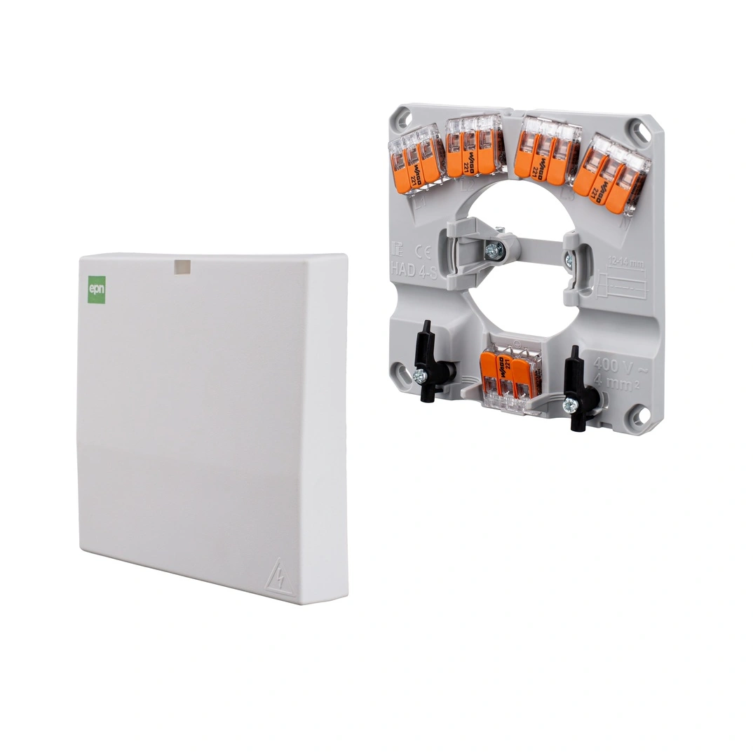 PUSZKA AGD/HAD 4-S N/T-P/T PRZYŁĄCZENIOWA WYPOSAŻONA W SZYBKOZŁĄCZA 6MM2 1869-00