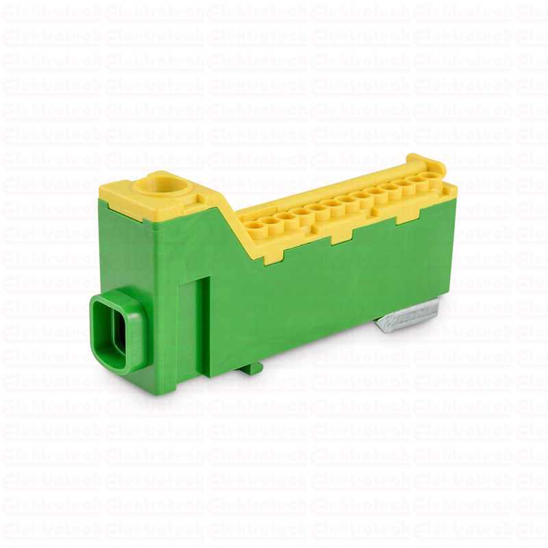 Blok bezgwintowy TLC14ZZ 1.5-2.5/25 63A 690V, kolor: zielony+żółty