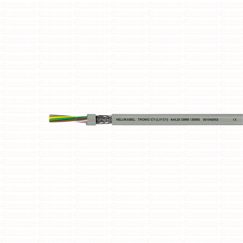 TRONIC-CY 4X1,5 QMM KABEL ELASTYCZNY 300/500V ŻYŁY KOLOR. EKRAN. METROWANY
