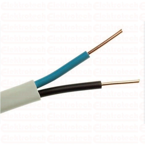 Przewód mieszkaniowy OMYp 2x0,5 (H03VVH2-F), ELEKTROKABEL, krążek 100mb